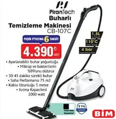 PİRANTECH CB-107C BUHARLI TEMİZLEME MAKİNESİ